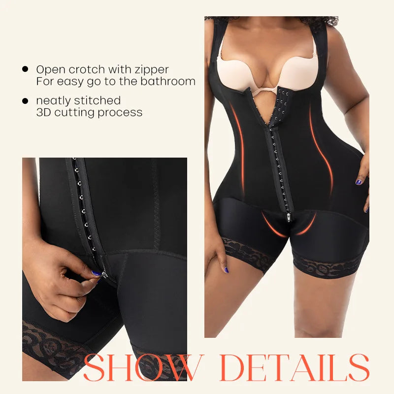 Slimming Corset for Women Compression Body Shaper Waist Trainer Shapewear Post Surgery Slimming Butt Lifter Fajas Colombianas