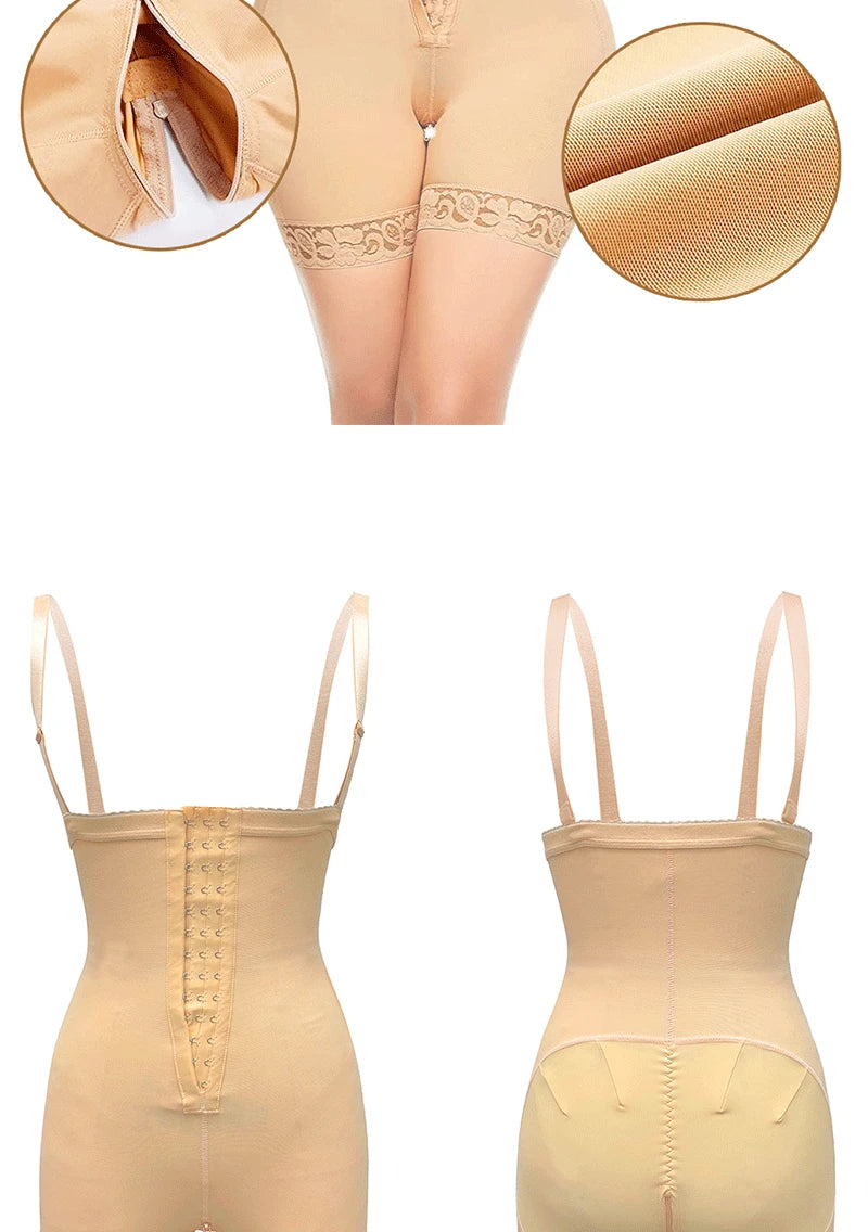 Fajas Colombianas Shapewear Women Tummy Control Butt Lifter Body Shaper High Compression Reducing and Shaping Girdles