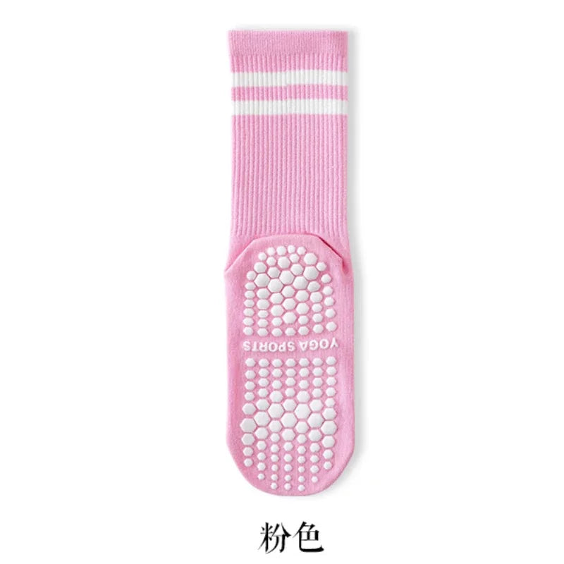 Socks Anti-slip Professional Sports Running Socks Men Women Cotton Short Yoga Pilates Socks Indoor Dance Fitness Floor Socks