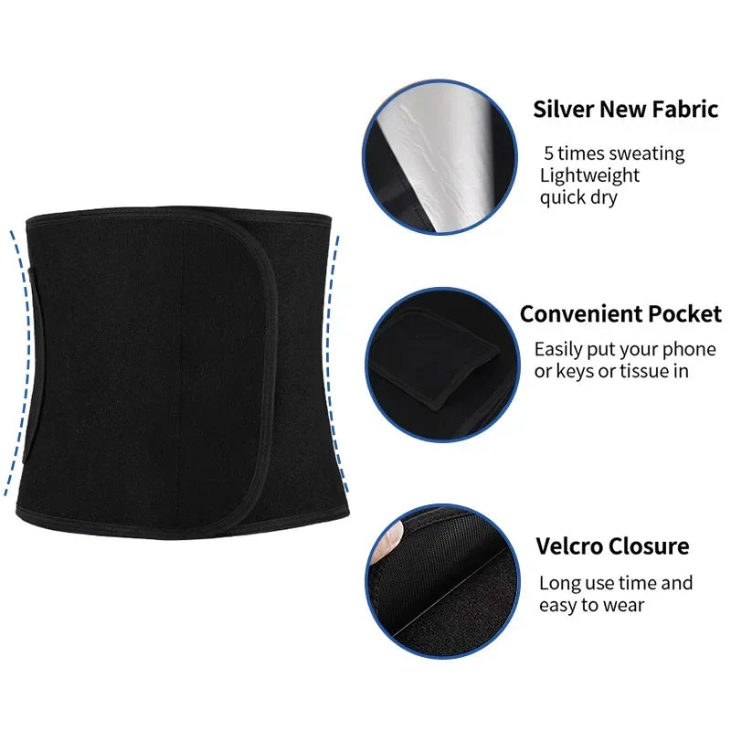 Aiithuug Body Building Corset Waist Trainer Belt Men Women Body Shaper Corsets Shapewear Belts Slimming Girdle Gym Workout Band