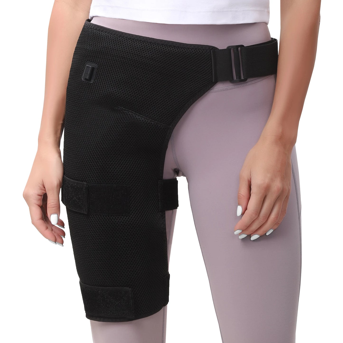 3-Gear Heat & Vibration Hip Massager for Muscle Soreness Relief Arthritis Aid And Sports Recovery - Suitable for Fitness Fans And Seniors