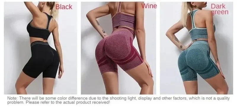 Women's Yoga Clothing Set Long Sleeve Leggings Pants for Gym Fitness Tracksuit Active Wear Workout Clothes