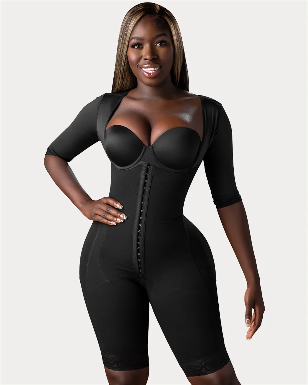 Women'S Underwear Post-Surgery Fajas Colombianas | With Sleeves Reducing And Shaping Postpartum Girdle