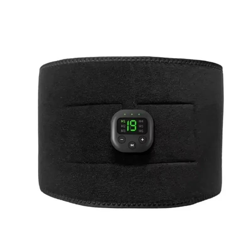 Smart Electric Muscle Massager Graphene Waist Belt Fitness Shaping Massage Patch for Abdominal Muscle Relaxation