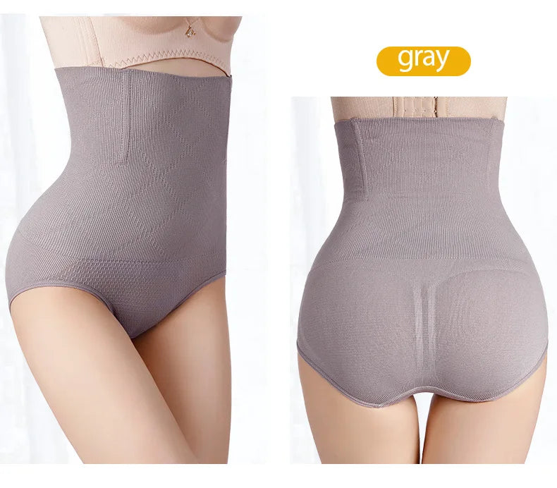 UBAU Women Seamless High Waist Shaping Panties Breathable Slimming Tummy Underwear Hip Lift Ladies Briefs Body  Corset Panty