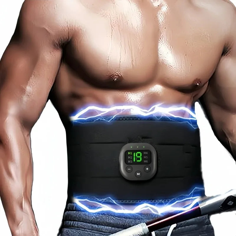 New Smart Electric EMS Muscle Stimulating Abdominal Muscle Sticker Fitness Shaping Massage Belt Graphene Belt