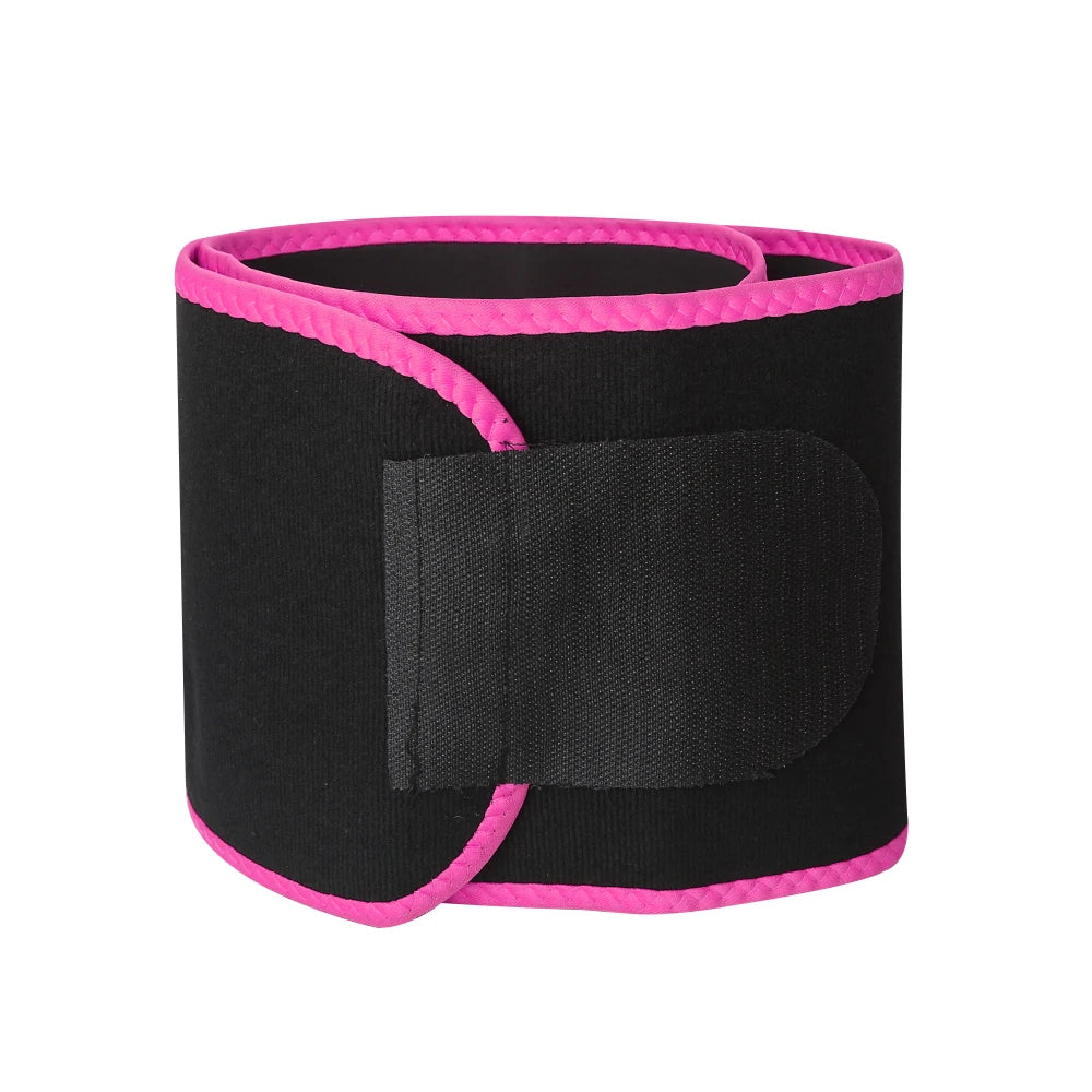 Fitness Gym Belt for Women Men Sauna Tummy Slimming Corset Sweat Waist Trainer Adjustable Body Shaper Reducing Shaping Girdles