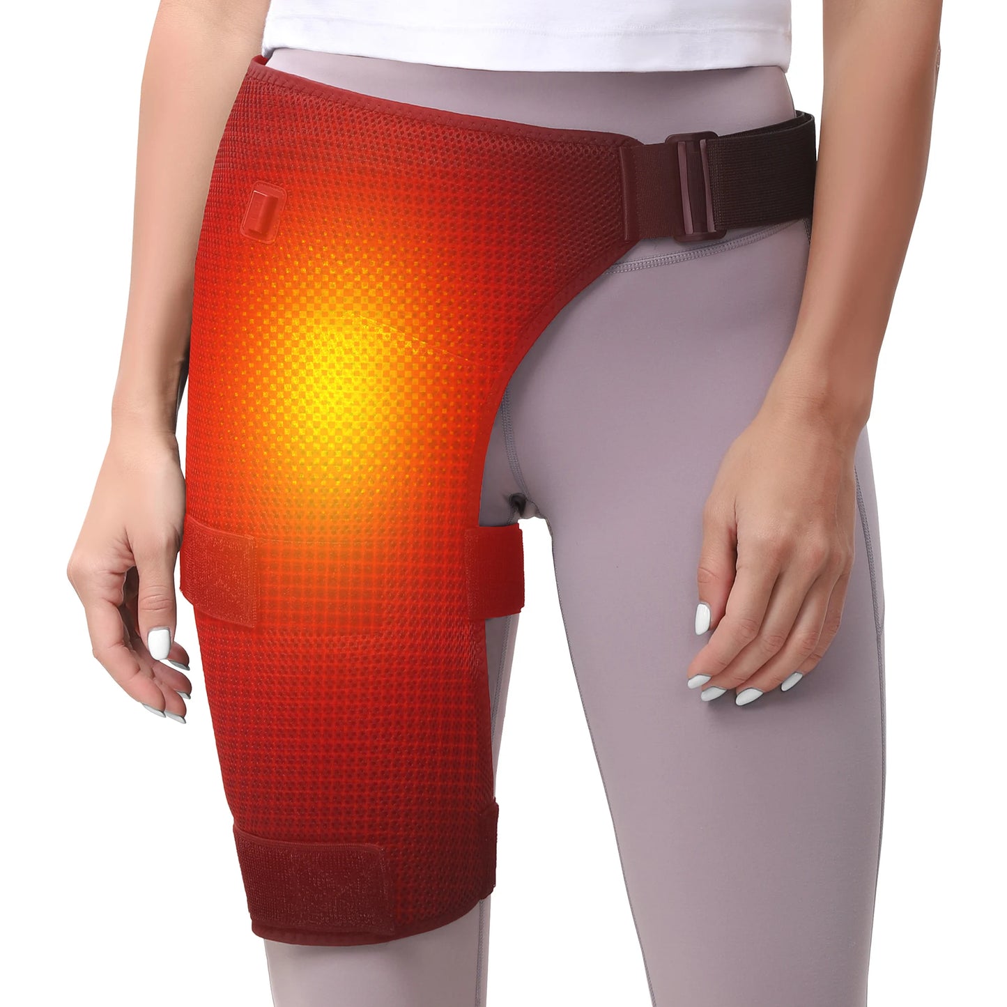 3-Gear Heat & Vibration Hip Massager for Muscle Soreness Relief Arthritis Aid And Sports Recovery - Suitable for Fitness Fans And Seniors