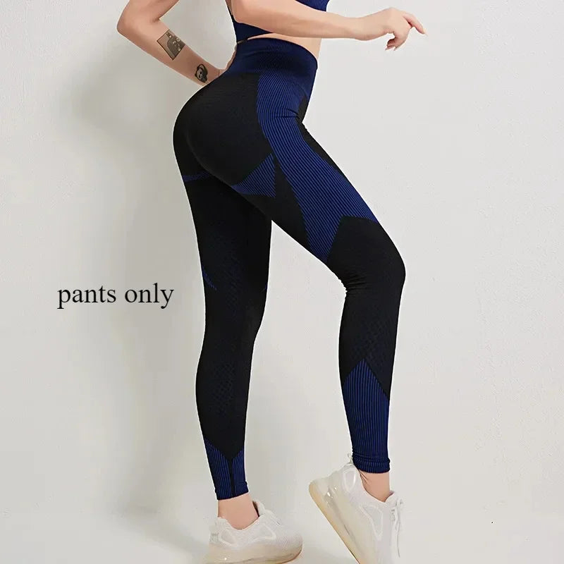 Women's Yoga Set for Gym Fitness Outfit with Zipper Long Sleeve Crop Bra Top and Leggings Separately Sold