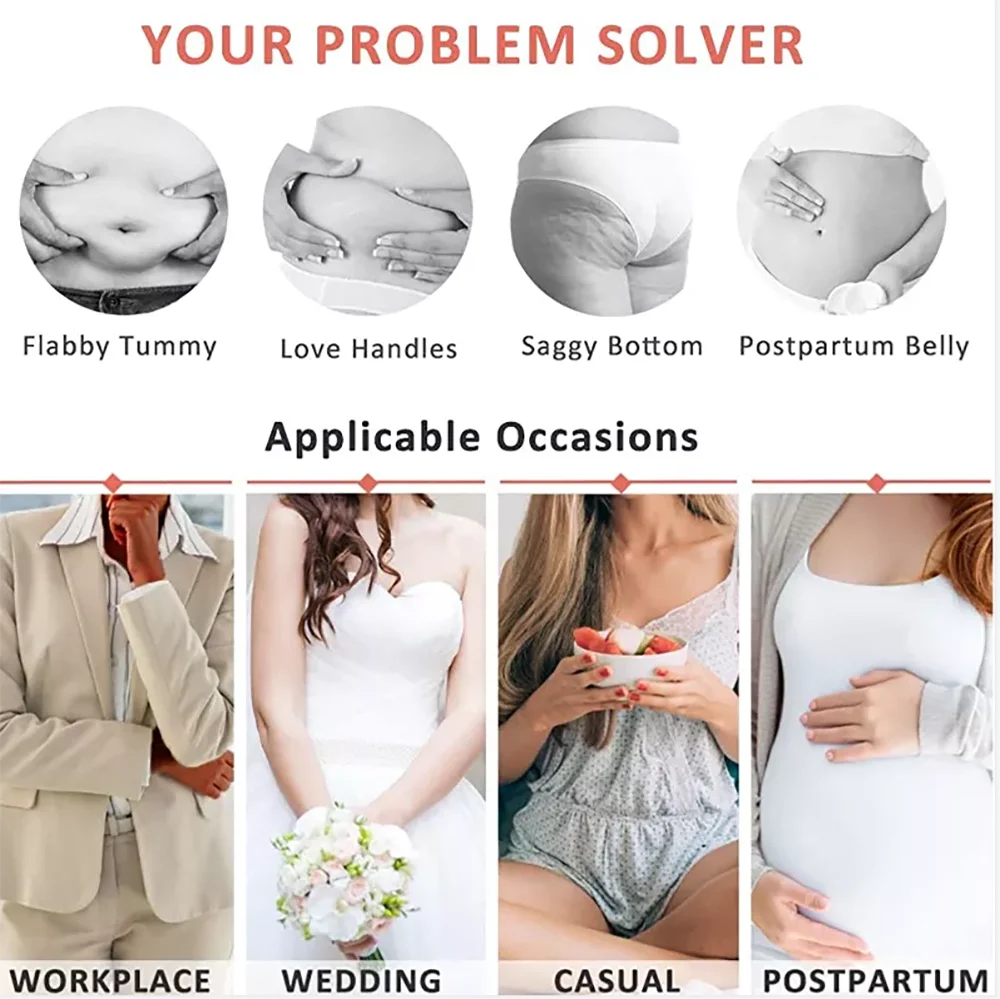Women'S Underwear Post-Surgery Fajas Colombianas | With Sleeves Reducing And Shaping Postpartum Girdle