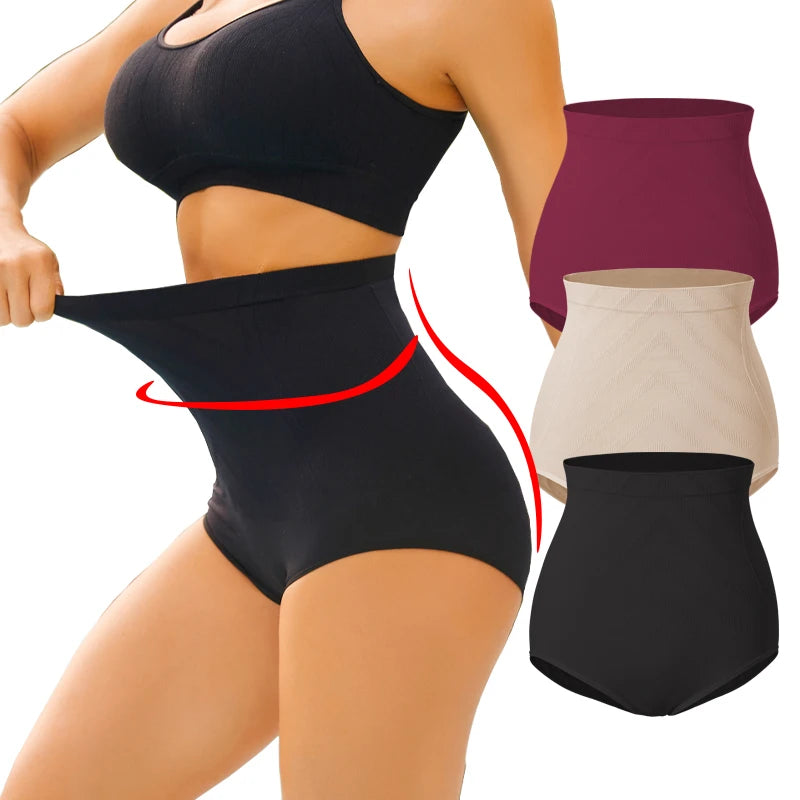 High Waist Butt Lifter Shapewear for Women Female Tummy Control Panties Body Shaper Slimming Underwear Seamless Shaping Briefs