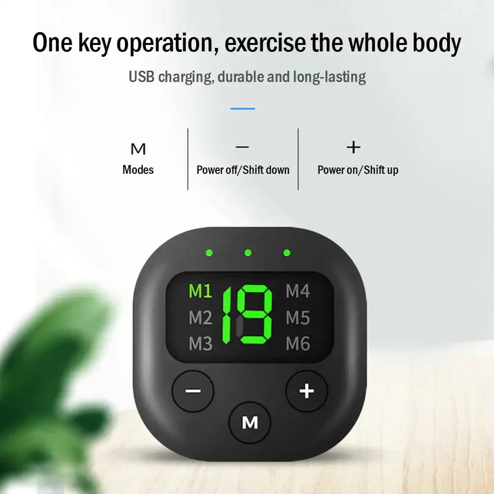 New Smart Electric EMS Muscle Stimulating Abdominal Muscle Sticker Fitness Shaping Massage Belt Graphene Belt