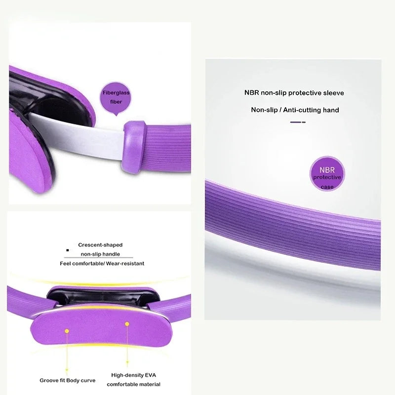 1Pcs Non-slip Yoga Pilates Resistance Ring Fitness Shaping Pelvic Floor Muscle Trainer - Essential Yoga Equipment for Sports