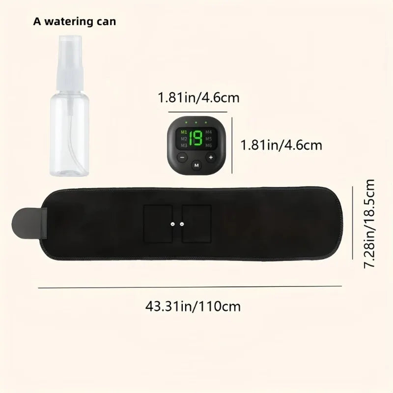 New Smart Electric EMS Muscle Stimulating Abdominal Muscle Sticker Fitness Shaping Massage Belt Graphene Belt