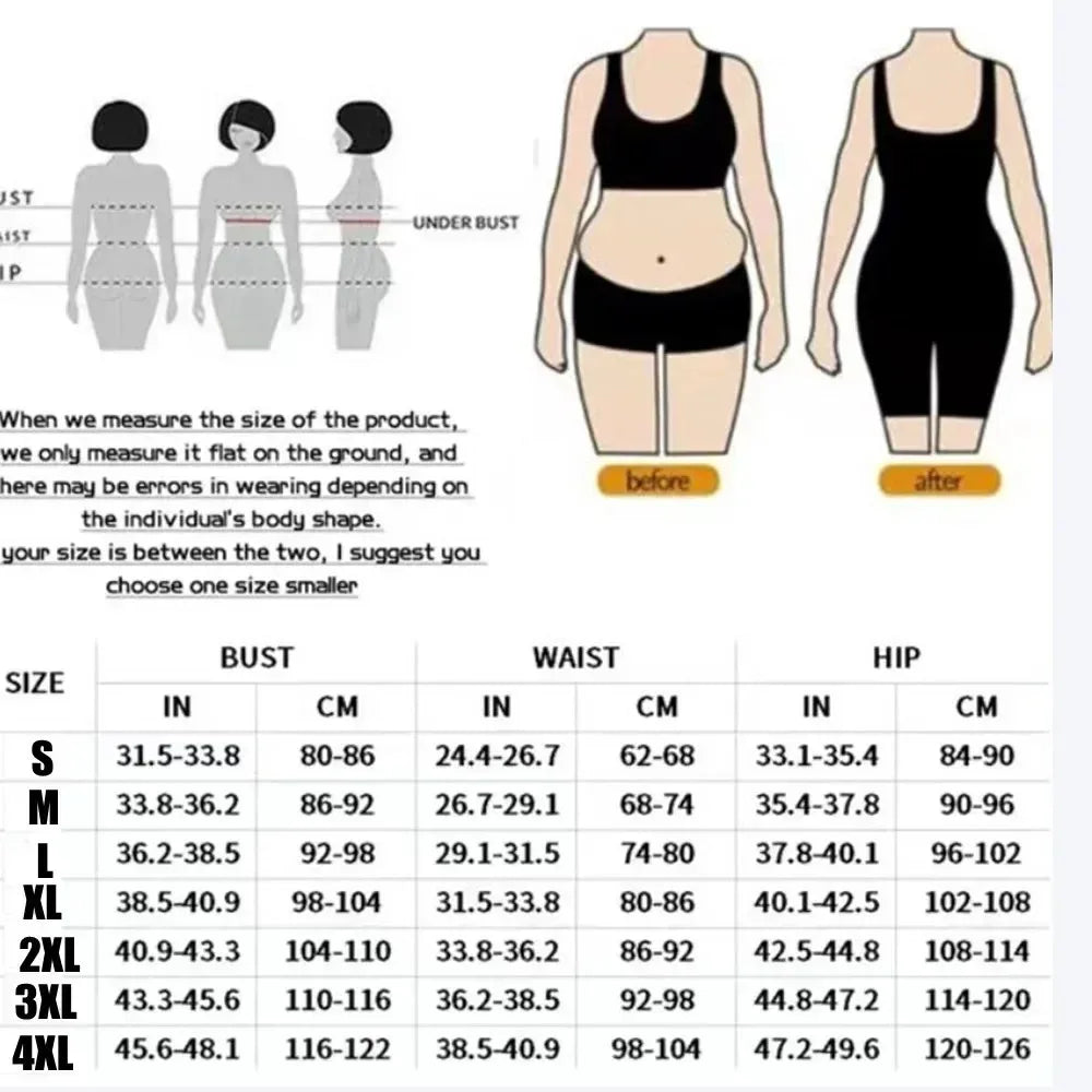 Full Body Shaper High Compression Shapewear Girdle for Postpartum Slimming Sheath Belly Fajas Colombianas with Brooches Bust