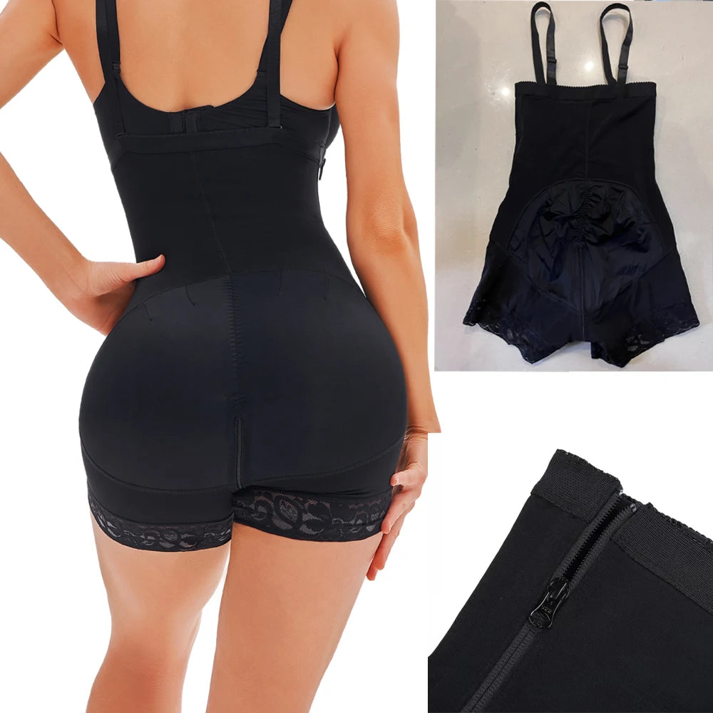 Fajas Colombianas Shapewear Women Tummy Control Butt Lifter Body Shaper High Compression Reducing and Shaping Girdles