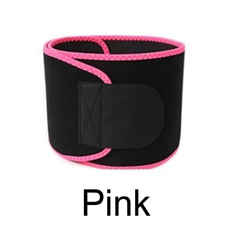 Fitness Gym Belt for Women Men Sauna Tummy Slimming Corset Sweat Waist Trainer Adjustable Body Shaper Reducing Shaping Girdles