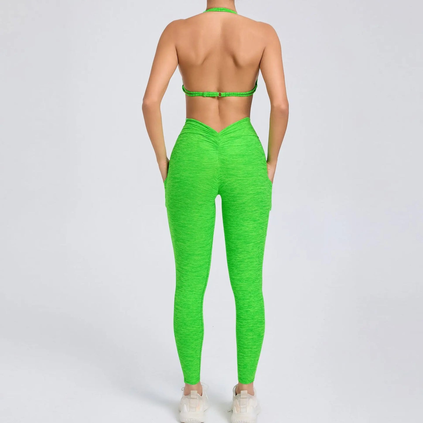Eye Catching Yoga Set for Women 2PCS with Shorts Crop Top Sports Bra Gym Fitness Tracksuit for Running