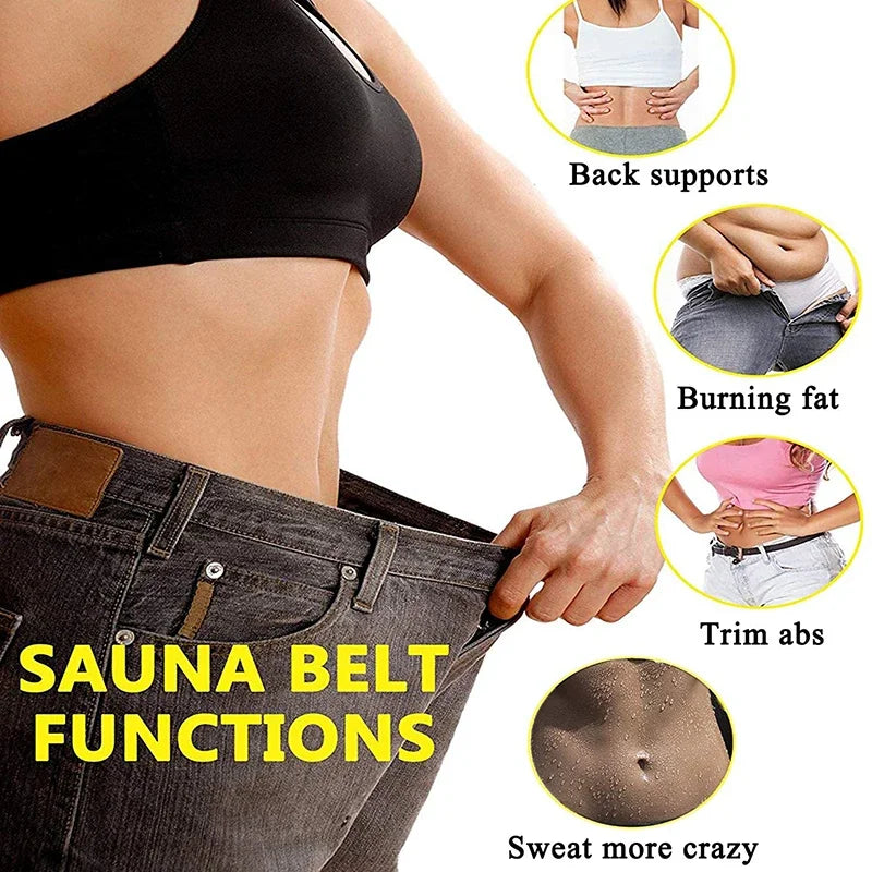Men Body Shaper Waist Cinchers Trainer Tummy Control Comperssion Neoprene Sweat Wrap for Stomach Back Lumbar Support Shapewear
