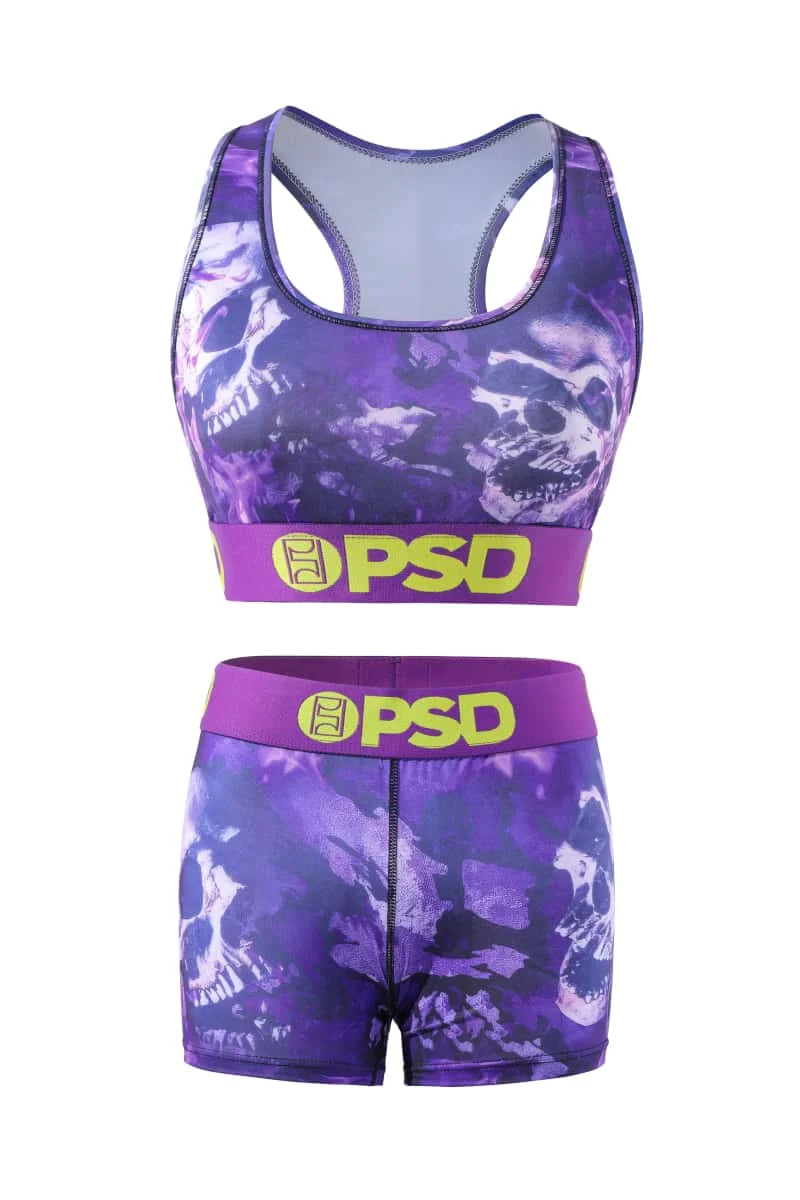 Fashion Sports Lingerie Set Women's Plus Size Bra Sexy Two Piece Tank Top And Boxer Set Comfortable Underwear Suit