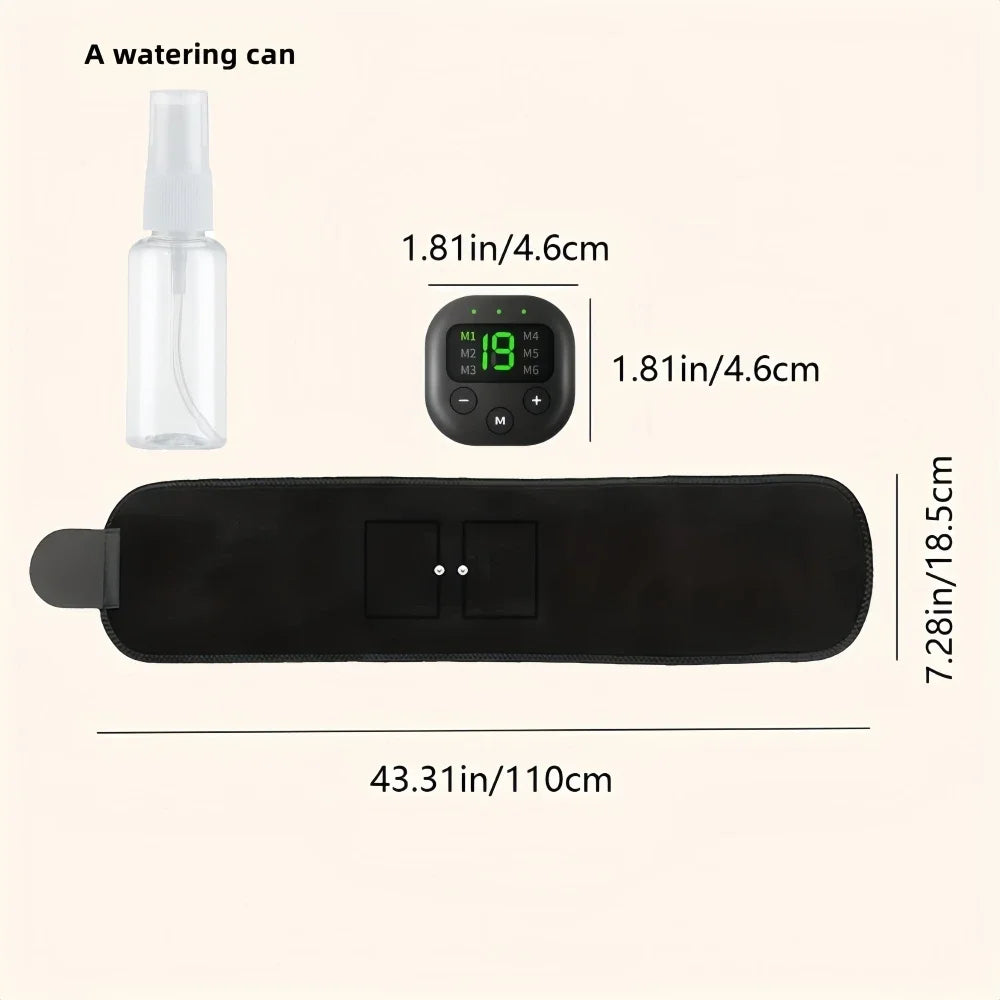 New Smart Electric EMS Muscle Stimulating Abdominal Muscle Sticker Fitness Shaping Massage Belt Graphene Belt