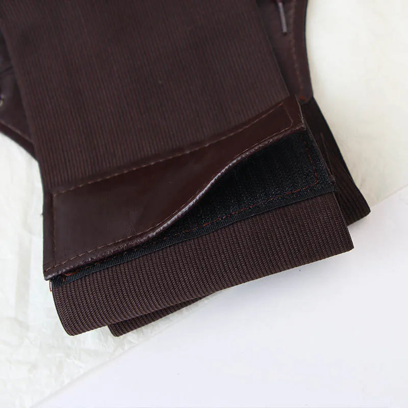 Fashion Women Corset Wide Belt Pu Leather Slimming Body Waistband Ladies Elastic High Waist Belt Gothic Dress Girdle