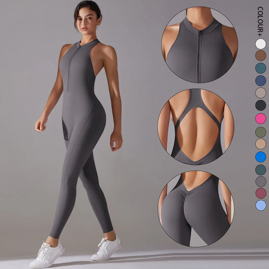 Women Bodysuits Tummy Control Butt Lifting Sports Shapewear Fitness Sports Bodysuit Yoga Suit Women's Gym PushUp Workout Clothes