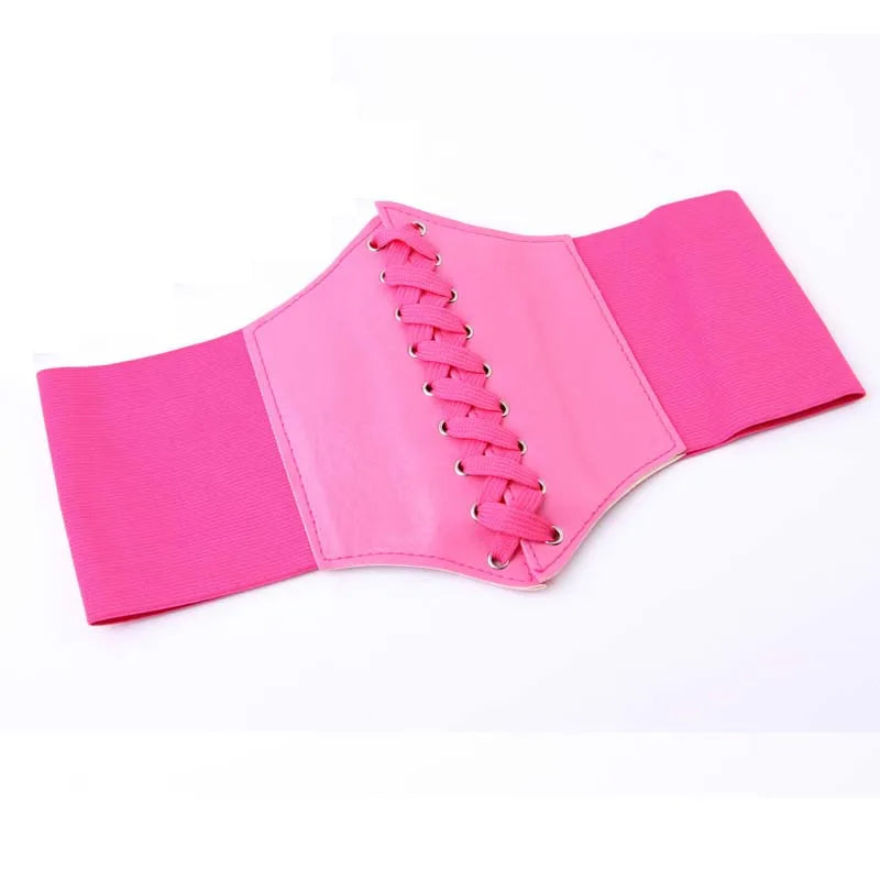 2024 Corset Wide Belts Pu Leather Slimming Body For Women Elastic Waist Cinto Sobretudo Feminin Ceinture Femme Fajas