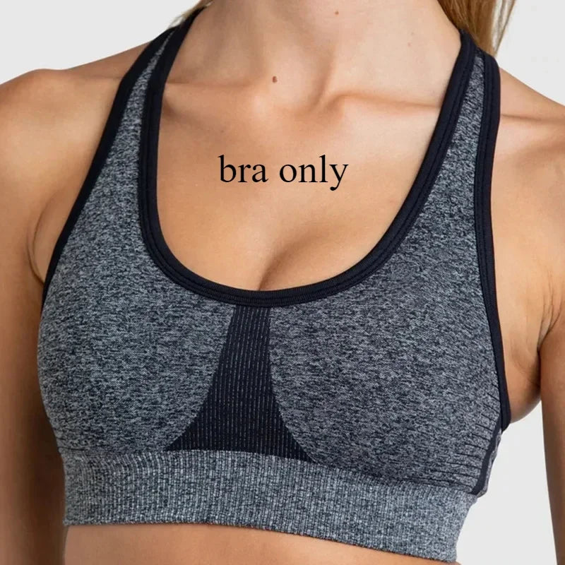 Women's Yoga Clothing Set Long Sleeve Leggings Pants for Gym Fitness Tracksuit Active Wear Workout Clothes